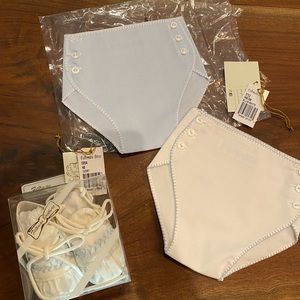 Feltman Brothers booties and diaper covers NB
